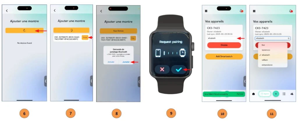 Comment pairer la montre intelligente Move Then Play ?